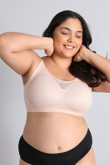 Zivame True Curv Freeform Padded Non Wired Full Coverage Super Support Bra - Rugby Tan — image 2